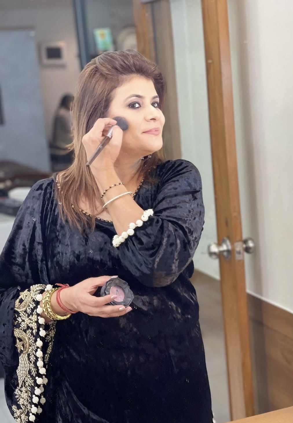 Ria Katyal, owner of Mystique Beauty Studio, with 25 years of experience